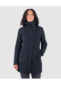 Woox Warley Midnight Navy woolshellová parka
