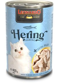 Leonardo Nassfutter mit Hering, 6x400g