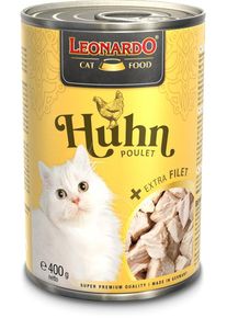 Leonardo Nassfutter mit Huhn, 6x400g