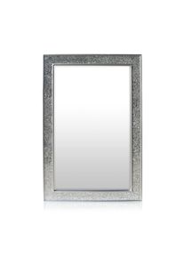 Casa Chic Watford Nástěnné zrcadlo 90 x 60 cm Pravé dřevo Skleněné obklady s mozaikovým efektem