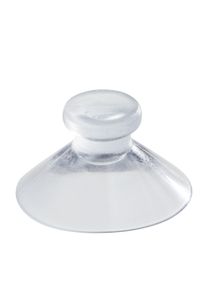 100 Přísavky s knoflíkem 20 mm | 6.5 mm, Měkký PVC, transparentní provedení