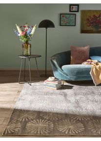 benuta Nest Prateln&yacute; koberec Milly Taupe 120x170 cm Rostliny a květiny