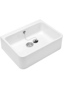 Villeroy & Boch VILLEROY & BOCH O.novo Keramický dřez na desku, 60x50 cm, CeramicPlus, alpská bílá 632200R1