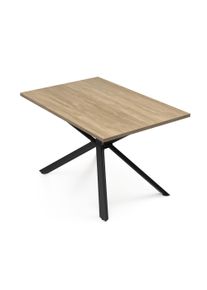Blumfeldt Bearsdon jídelní set, stolová deska a kovové nohy stolu, industriální styl, stabilní, moderní