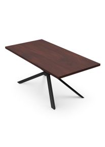 Blumfeldt Bearsdon jídelní set, stolová deska a kovové nohy stolu, industriální styl, stabilní, moderní