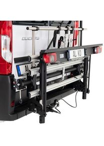 Sawiko Trigo Van Heck-Fahrradträger für Fiat Ducato mit 2 schmalen Schienen, LED Leuchten