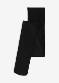 Punčochové kalhoty s květinovým vzorem 30den | Černá | Vel. 48/50 (XL) | bonprix