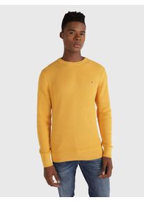 Tommy Hilfiger pánský hořčicový svetr