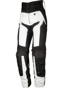 Modeka Elaya, textile pants waterproof women , color: Light Grey/Black , size: 36