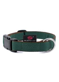 SUCHtrupp Pure Hundehalsband, dunkelgrün, S