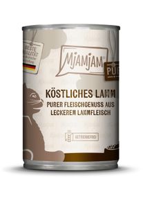 MjAMjAM Katzenfutter Lamm Pur, 6x400g