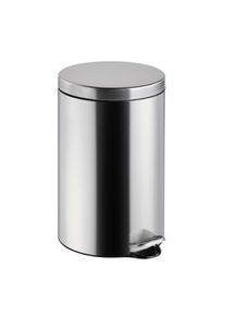 Odpadkový koš nášlapný, objem 12 l Ušlechtilá ocel | stříbrná | matný