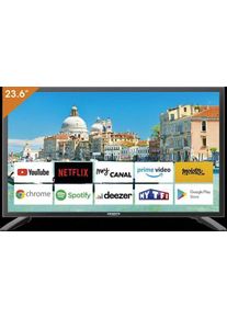 Antarion Smart TV, 24" (61cm), Ultra HD DVB-T2, Android 14.0, schwarz