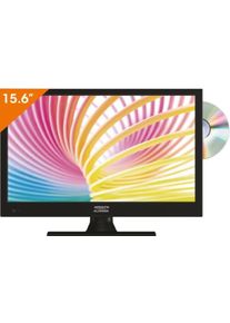 Antarion Fernseher, 16" (39cm), DVD, DVBT-2, schwarz