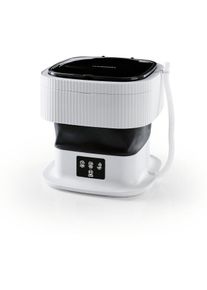 Easy Maxx EASYmaxx Mini-Waschmaschine, faltbar, weiß/schwarz