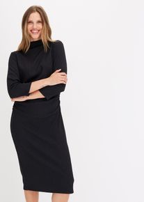 Midi šaty | Černá | Vel. 40/42 (M) | bonprix