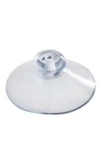 100 Přísavky s knoflíkem 40 mm | 14 mm, Měkký PVC, transparentní provedení