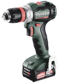 Metabo PowerMaxx BS 12 BL Q Akku-Bohrschrauber Akkubohrer bürstenlos mit 2x Li-Ion Akku Ladegerät
