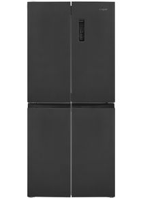 Exquisit MD365-125-040DSide-by-Side Stand-Kühl-Gefrierkombination Multidoor 79cm breit 362 Liter NoFrost ECO-Function LED Beleuchtung inoxlook-az