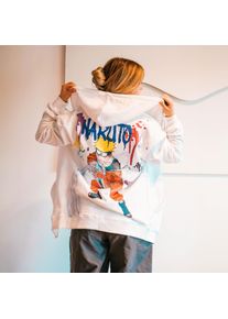 Naruto - Graffiti Hoodie white - XL - White