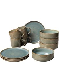 like. by Villeroy & Boch Crafted Breeze Frühstücks-Set für 4 Personen / 12 Teile
