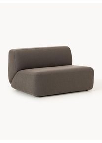 Modul zahradní pohovky Naomi (2místný) Hnědá Umělé vlakno Š 120 cm, H 100 cm | Westwing Collection