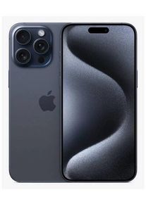 Apple iPhone 15 Pro Max 6,7" Smartphone Handy 256GB 12MP Dual-SIM iOS blue titanium