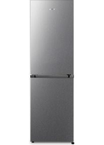 Gorenje NRK418DCS4 Stand Kühl-Gefrierkombination, 55 cm breit, 256 L, EggTray, LED Beleuchtung, EcoMode, grau