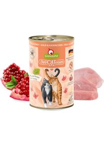 Granatapet DeliCATessen Nassfutter mit Kalb & Kaninchen, 6x400g