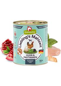 Granatapet Lieblings Mahlzeit Nassfutter mit Huhn & Pastinaken, 6x800g