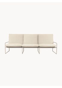 ferm LIVING Bouclé zahradní pohovka Desert (3místná) Bílá Látka, Bouclé Š 233 cm, V 85 cm