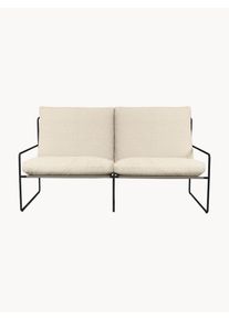 ferm LIVING Bouclé zahradní pohovka Desert (2místná) Bílá Látka, Bouclé Š 156 cm, V 85 cm