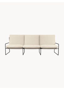 ferm LIVING Bouclé zahradní pohovka Desert (3místná) Bílá Látka, Bouclé Š 233 cm, V 85 cm