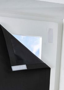 Fólie na střešní okno se suchým zipem | Černá | Vel. 1 (v/š: 54/38 cm) | bonprix