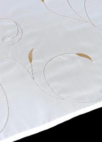 Vyšívaná zálona na zavazování s recyklovaným polyesterem (1 ks) | bílo-písková | Vel. 1 (v/š: 140/60 cm) | bonprix