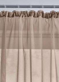 Z&aacute;clona z lehk&eacute;ho vo&aacute;lu (2 ks v balen&iacute;) | Hněd&aacute; | Vel. 145x150 cm | bonprix