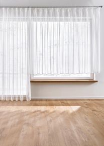 Žakárová záclona | Béžová | Vel. 1 (v/š: 100/300 cm) | bonprix
