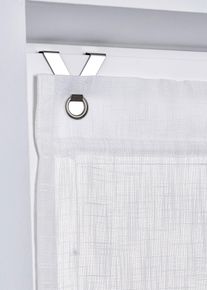 Zavazovac&iacute; roleta ve lněn&eacute;m vzhledu | B&iacute;l&aacute; | Vel. 1 (v/&scaron;: 140/60 cm) | bonprix