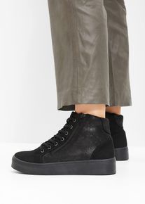Tenisky High Top na platformě | Černá | Vel. 36 | veganské| bonprix