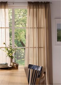 Záclonová tyč Cylindr | Stříbrná | Vel. 120 cm| bonprix