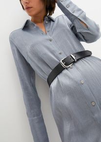 Kožen&yacute; p&aacute;sek | Čern&aacute; | Vel. 120 | hladk&aacute; kůže| bonprix