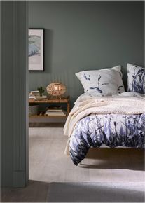 Povlečení s květinovým designem | Černá | Vel. 135x200 cm | 100% bavlna| bonprix