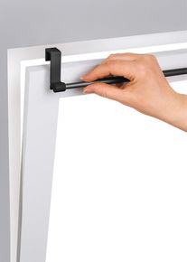 Teleskopická tyč (upevnění nahoře) | Černá | Vel. 40-60 cm| bonprix