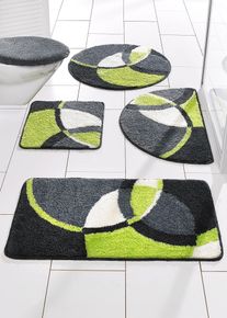 Koupelnov&aacute; předložka s kruhy | Zelen&aacute; | Vel. 45x50 cm | bonprix