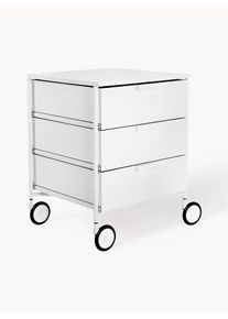 Kartell Kancelářský kontejner Mobil Bílá Umělá hmota Š 49 cm, V 63 cm