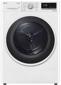LG RT80V9 8 kg Wärmepumpentrockner, 60 cm breit, LED-Display, Auto-Funktion, WIFI, selbstreinigender Kondensator, DUAL Inverter-Wärmepumpe, Allergy Ca
