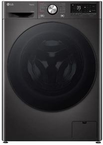 LG W4WR7096YB 6kg/ 9kg Stand Waschtrockner, 60 cm breit, 1400 U/ Min, WiFi, Kindersicherung, AI DD, Steam, Nachlegefunktion, platinum black