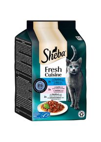Sheba Fresh Cuisine Taste of Tokyo tuň&aacute;k, losos & b&iacute;l&aacute; ryba 36x50 g
