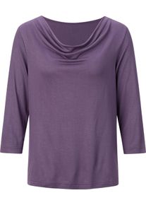 Damske Tričko s řasen&yacute;m v&yacute;střihem a 3/4 ruk&aacute;vy. f&iacute;kov&aacute; ,velikost 42