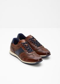 Kožené tenisky značky Bugatti | Hnědá | Vel. 42 | hladká kůže| bonprix